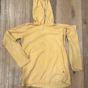 Nununu Yellow L/S hoodie shirt 6-7